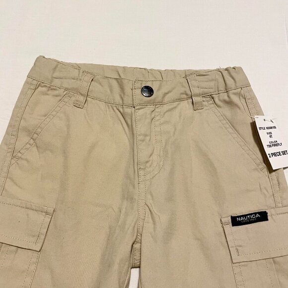 Nautica Shorts Toddler 4T Cargo Shorts Khaki - Picture 6 of 15